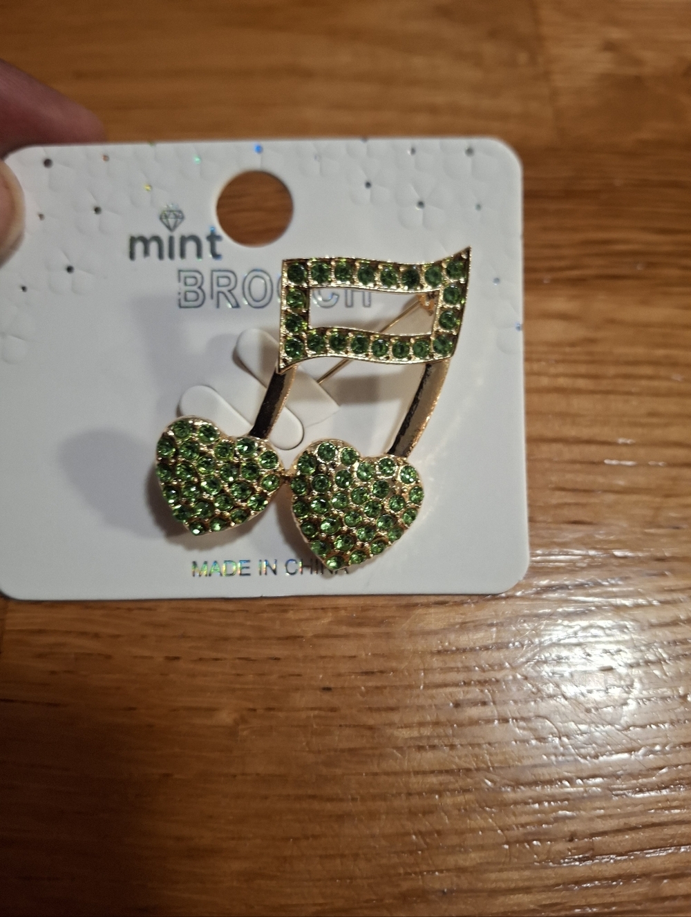 Music Heart Brooch NIP